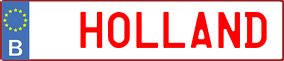 Truck License Plate